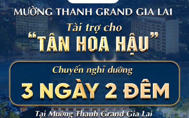 Mường Thanh Grand Gia Lai tài trợ lưu trú & kỳ nghỉ cao cấp cho Tân Hoa hậu Doanh nhân Đại Việt 2025