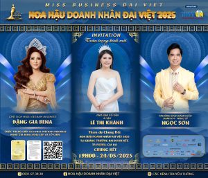 Á Hậu Lê Thị Khánh Giữ Vai Trò Phó Ban Cố Vấn Hoa Hậu Doanh Nhân Đại Việt 2025: Khí Chất Bản Lĩnh Song Hành Cùng Trái Tim Nhân Ái