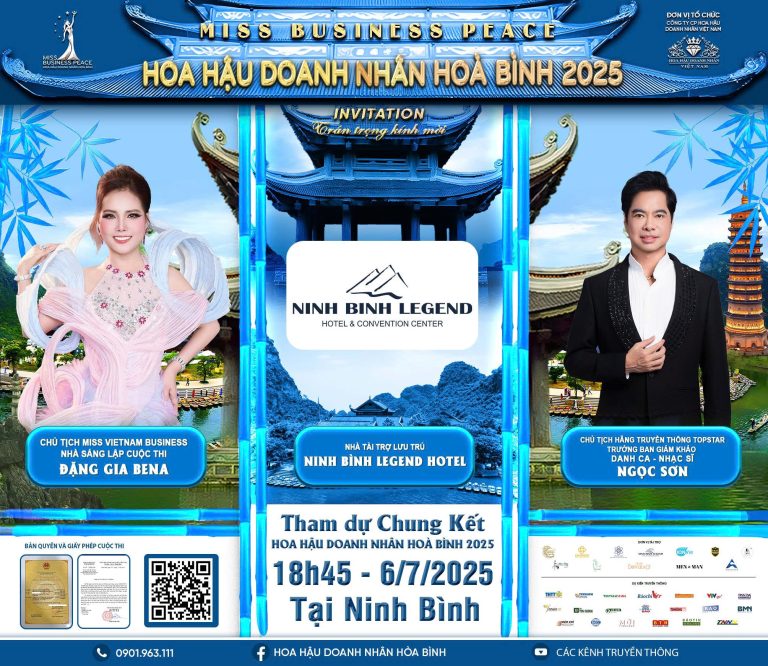 Ninh Bình Legend Hotel – “điểm dừng chân” 5 sao của đoàn Hoa hậu Doanh nhân Hòa bình 2025