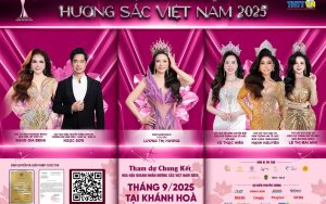 Hoa hậu Lương Thị Hương “cầm cân nảy mực” cuộc thi Hoa hậu Doanh nhân Hương sắc Việt Nam 2025