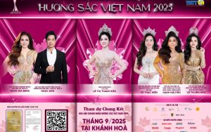 Tân Hoa hậu Doanh nhân Đại Việt 2025 Lê Thị Thanh Kiều làm giám khảo cuộc thi nhan sắc tại Nha Trang