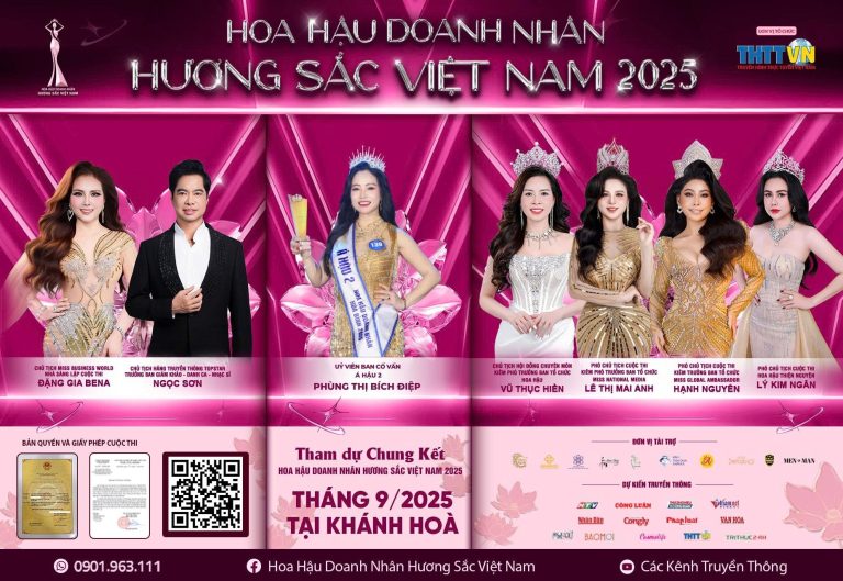 Á hậu 2 – Hoa hậu Doanh nhân Hòa bình 2025 Phùng Thị Bích Điệp tái xuất đầy khí chất trong vai trò Ban Cố vấn