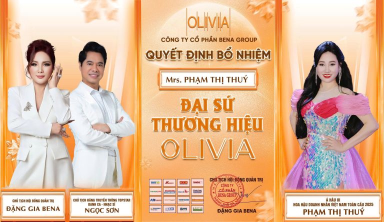 Á hậu Phạm Thị Thúy trở thành Đại sứ thương hiệu Olivia của Bena Group