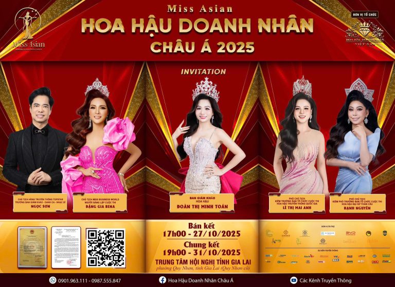 Tân hoa hậu Minh Toán trở lại đầy bản lĩnh với vai trò giám khảo tại Hoa hậu Doanh nhân Châu Á 2025