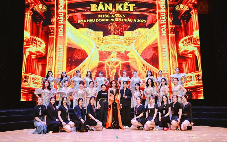 Tiny Trần Makeup Academy góp phần làm nên thành công của Hoa hậu Doanh nhân Châu Á 2025