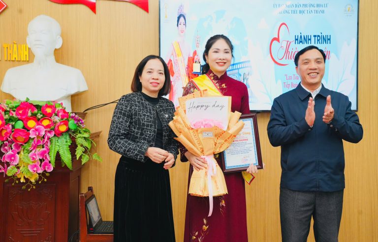 Hoạt động thiện nguyện ý nghĩa của Hoa hậu Nhân ái Trần Thị Phương tại quê nhà