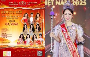 “Phát súng” khai xuân tháng 3: Hoa hậu Doanh nhân Việt Nam 2026 chính thức “xông đất” nhan sắc Việt