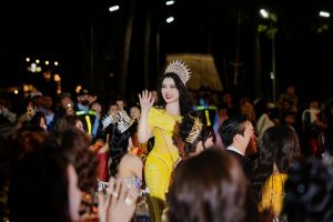 Hoa hậu Trí tuệ Phạm Duy khoe vẻ đẹp cuốn hút tại Chung kết Hoa hậu Doanh nhân Việt Nam 2025