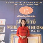 Á hậu Trần Kim Hương lan tỏa giá trị nghề trầm tại Lễ giỗ Tổ Trầm hương Khánh Hòa