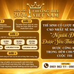 Đếm ngược chặng nước rút: Ai sẽ là “Người đẹp được yêu thích nhất” Hoa hậu Thương hiệu Việt Nam 2026?