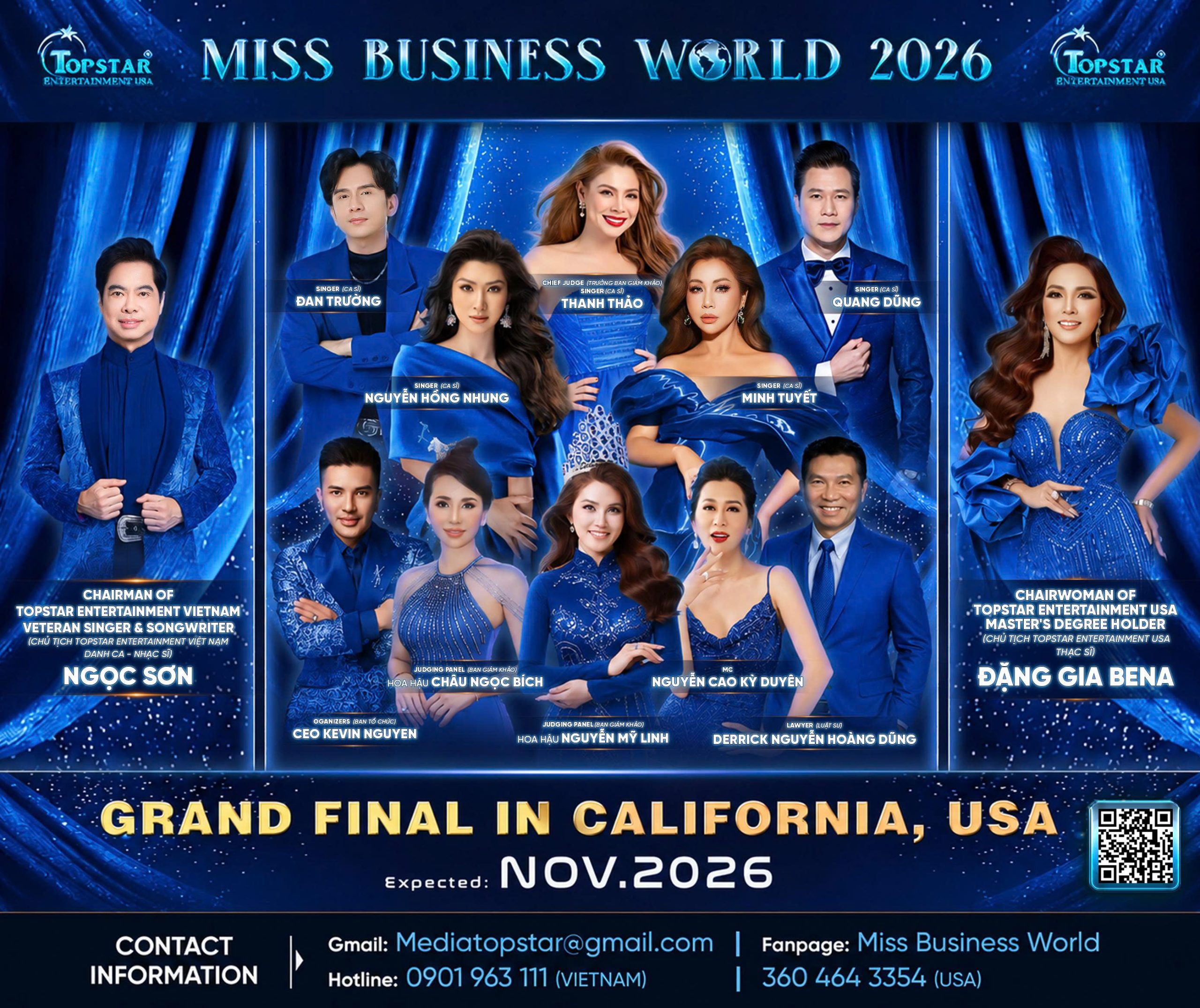Miss Business World 2026 mở cổng tuyển sinh toàn cầu với chủ đề “Tỏa sáng bản lĩnh nữ lãnh đạo toàn cầu”