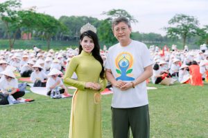 Dấu ấn của Á hậu Đặng Thị Tân tại chương trình chào mừng Ngày Quốc tế Yoga 2026