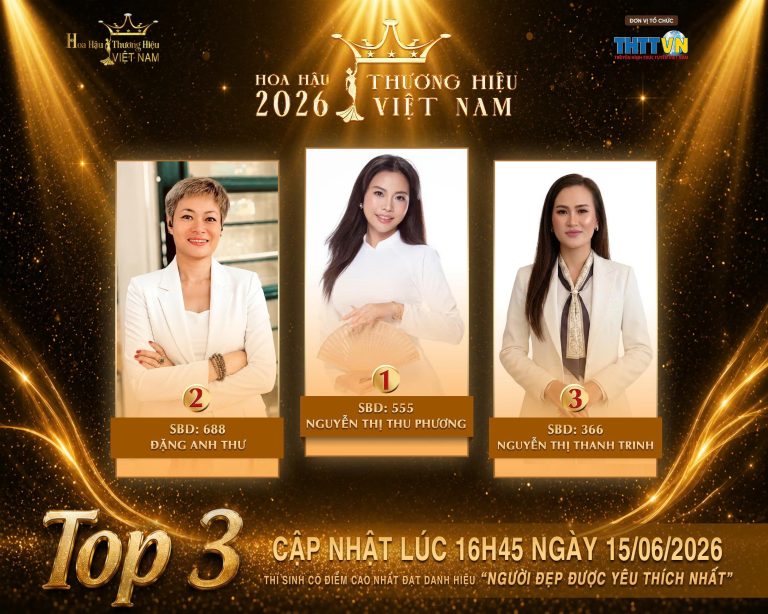Top 3 “Người đẹp được yêu thích nhất” thay đổi cục diện, ngôi đầu gọi tên người đẹp xứ “đệ nhất danh trà”