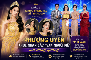 Á hậu Phương Uyên gây thương nhớ với nhan sắc “vạn người mê” sau đăng quang