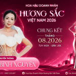Doanh nhân Bình Nguyên giữ vai trò Ban Truyền thông Hoa hậu Doanh nhân Hương sắc Việt Nam 2026