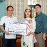 Á hậu Nguyễn Thị Thanh Trinh đồng hành cùng Quỹ Khuyến học nhân kỷ niệm 50 năm Trường THPT Tam Giang