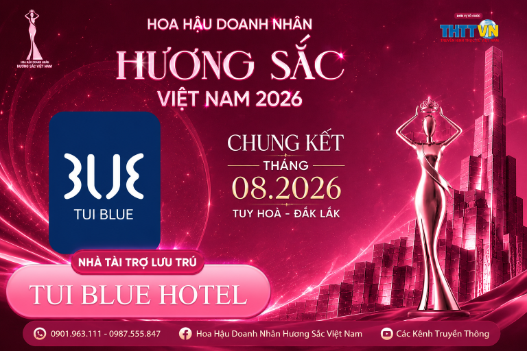 TUI BLUE Tuy Hòa mang trải nghiệm nghỉ dưỡng 5 sao đến Hoa hậu Doanh nhân Hương sắc Việt Nam 2026