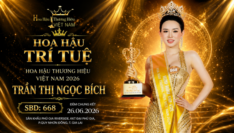 Hoa hậu Trí tuệ Trần Thị Ngọc Bích: “Chiếc vương miện này là món quà tôi dành tặng người mẹ kính yêu của mình”