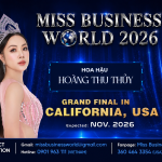 Hoa hậu Hoàng Thu Thủy được mời tham dự Miss Business World 2026 tại Hoa Kỳ
