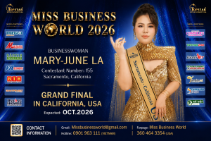 Sau hành trình chinh phục nghề MC, Mary-June La hướng đến Miss Business World 2026