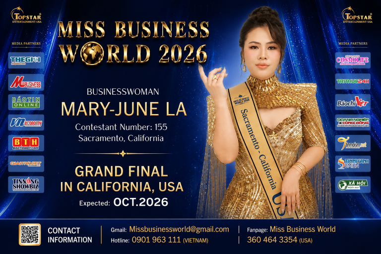 Sau hành trình chinh phục nghề MC, Mary-June La hướng đến Miss Business World 2026
