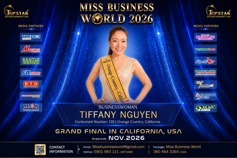 Nữ doanh nhân Tiffany Nguyễn phát triển thương hiệu LOXY LLC bằng sự tận tâm và tinh thần sống tử tế
