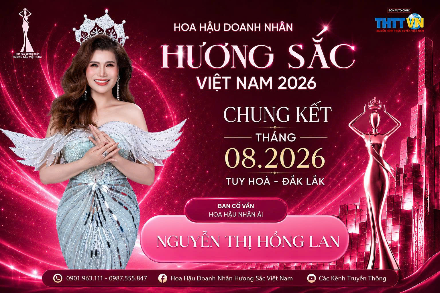 Hoa hậu Nhân ái Nguyễn Thị Hồng Lan tiếp tục hành trình trao yêu thương lan tỏa nhân ái