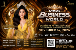 Miss Global Ambassador Nguyễn Hạnh Nguyên đảm nhận trọng trách National Director Miss Business World 2026