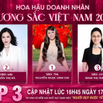 Top 3 đường đua Hoa hậu Doanh Nhân Hương sắc Việt Nam 2026 giằng co trước chặng nước rút bình chọn