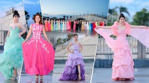 Fashion show giữa hoàng hôn Hồ Sơn mở màn hành trình Hoa hậu Doanh nhân Hương sắc Việt Nam 2026