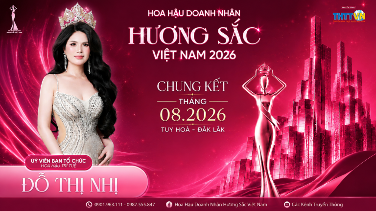 Hoa hậu Trí tuệ Đỗ Thị Nhị lần đầu đảm nhiệm vai trò Ủy viên Ban Tổ chức Hoa hậu Doanh nhân Hương sắc Việt Nam 2026
