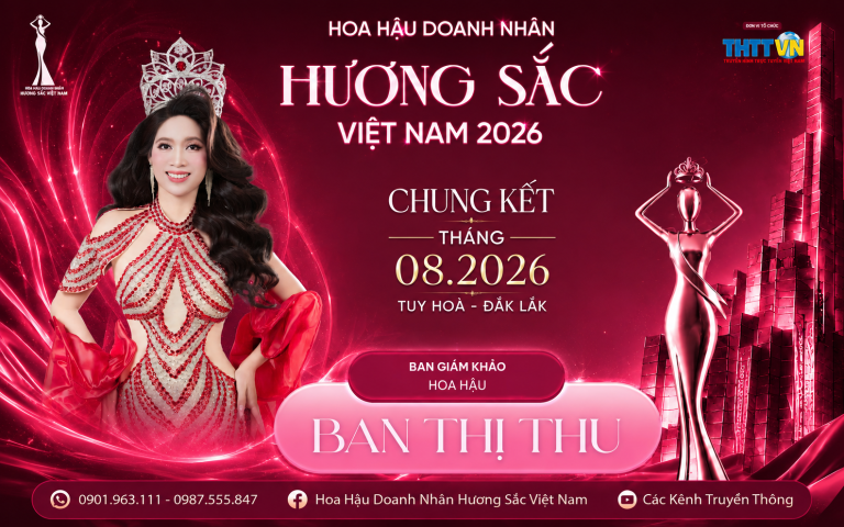 Trước thềm Final Walk, Hoa hậu Ban Thị Thu đảm nhận vai trò giám khảo Hương sắc Việt Nam 2026