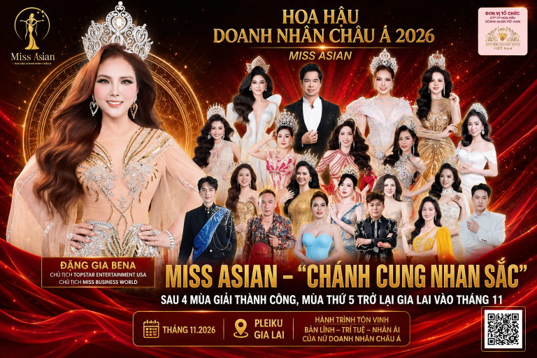 Hoa hậu Doanh nhân Châu Á sau 4 mùa giải: Hành trình khẳng định vị thế “chánh cung” của làng hoa hậu doanh nhân