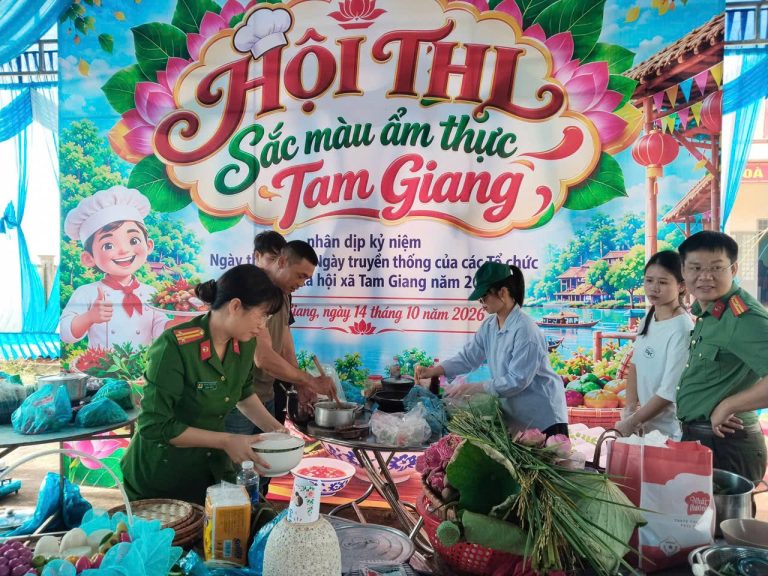 Điều gì tạo nên dấu ấn của Á hậu Ngô Thị Thảo tại hội thi “Sắc màu ẩm thực Tam Giang”?