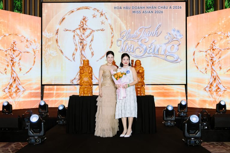 Nữ Chủ tịch Dược Dương Thư Group – Nguyễn An Thư ghi dấu ấn nhân ái tại Miss Asian 2026