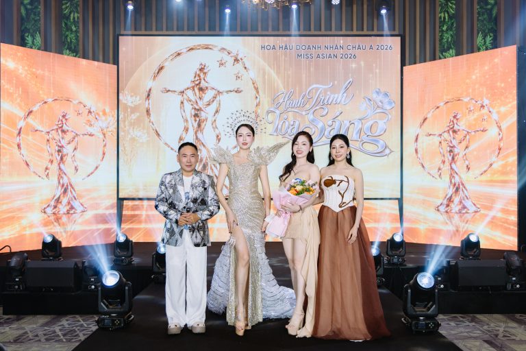 “Bạch Hạc Dạ Yến” chinh phục doanh nhân Nguyễn Thị Thu Hằng tại đêm Gala Miss Asian 2026