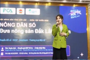 Á hậu Ngô Thị Thảo đồng hành cùng nông dân Đắk Lắk đưa nông sản lên sàn thương mại điện tử